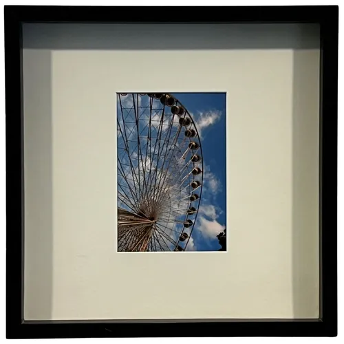 Ferris Wheel II In Black Frame