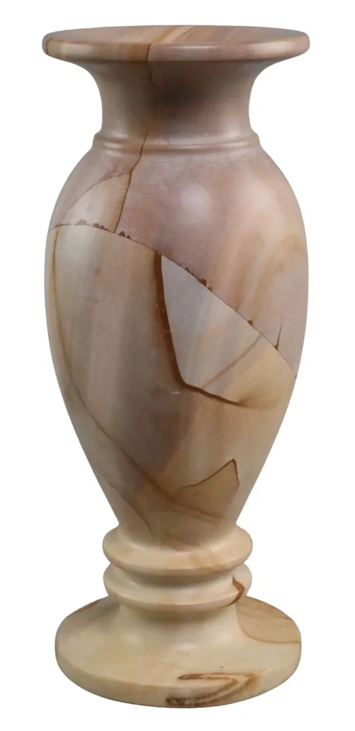 Light Petrified Wood Vase