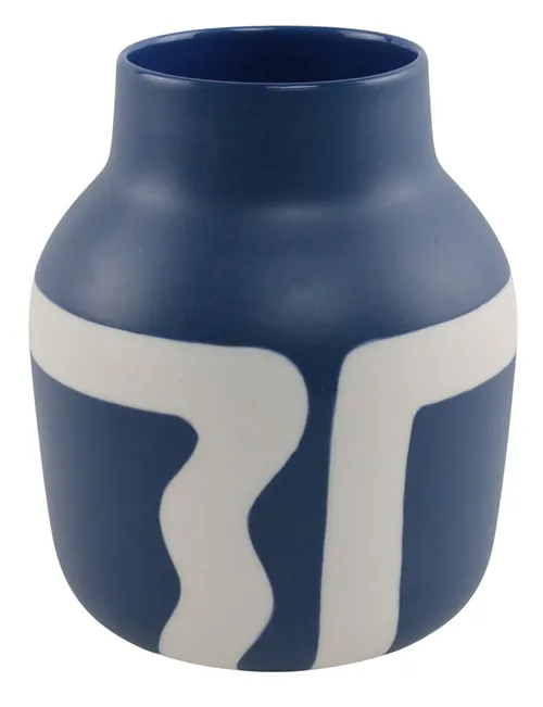 Blue & White Ceramic Vase