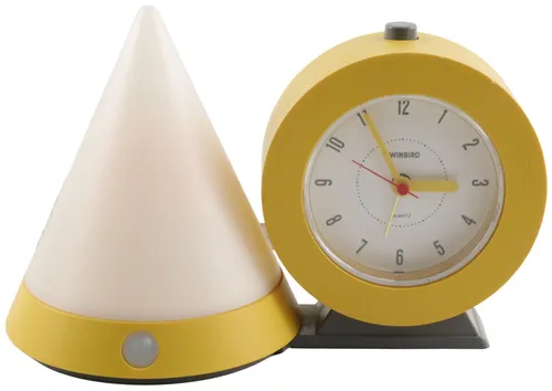 Yellow Alarm Clock & Light