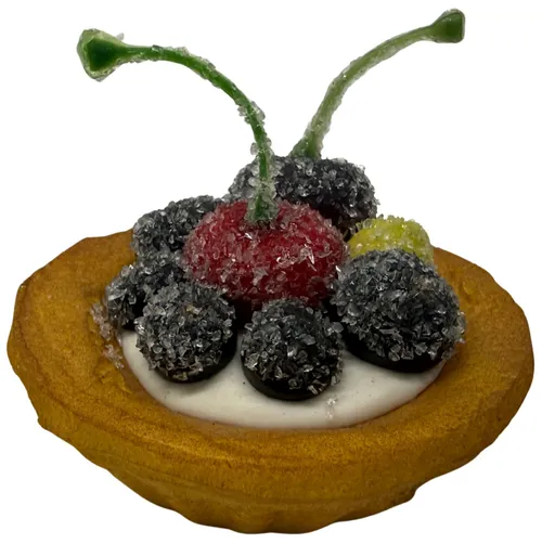 Artificial Sugar Coated Berry Tart