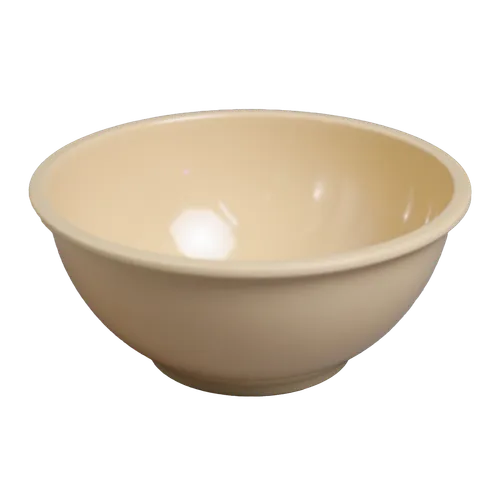 Honey Mustard Plastic Nesting Serving Bowl With Lid