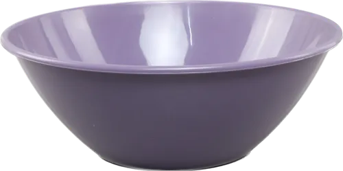 Solid Light Purple Plastic Serving Bowl