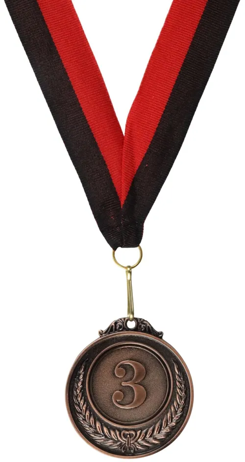 Award Medal On Ribbon - W