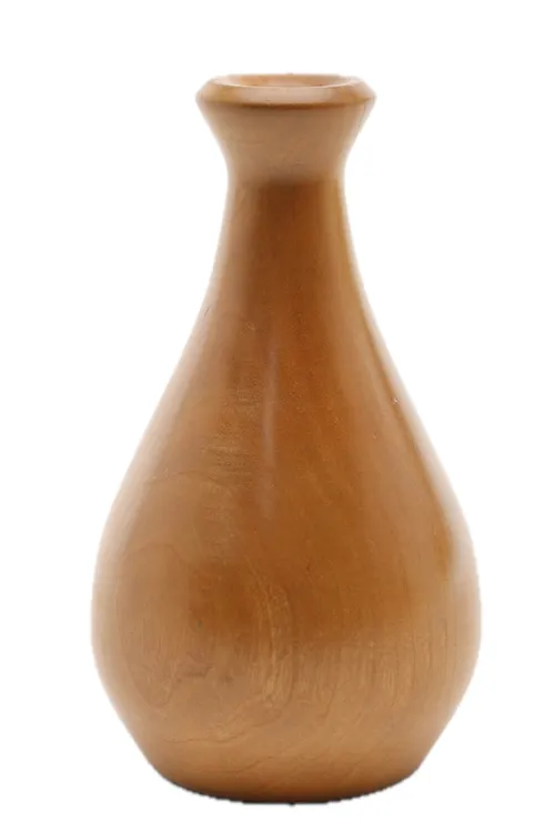 Chunk Wood Grain Mid-Tone Vase