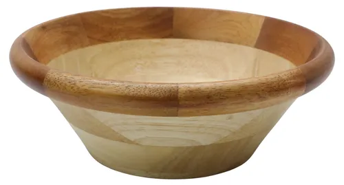 Banded Wood Bowl