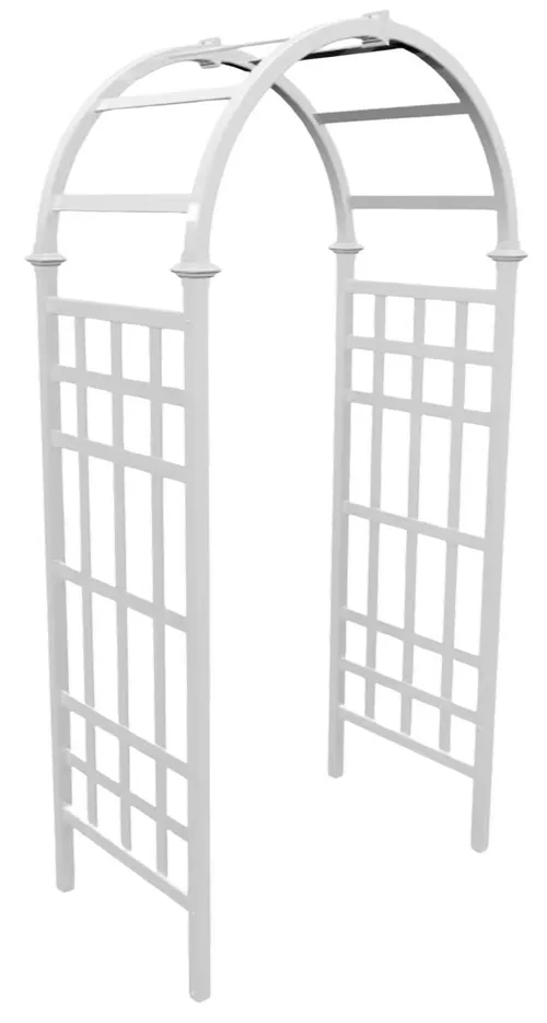 White Vinyl Arbor Archway