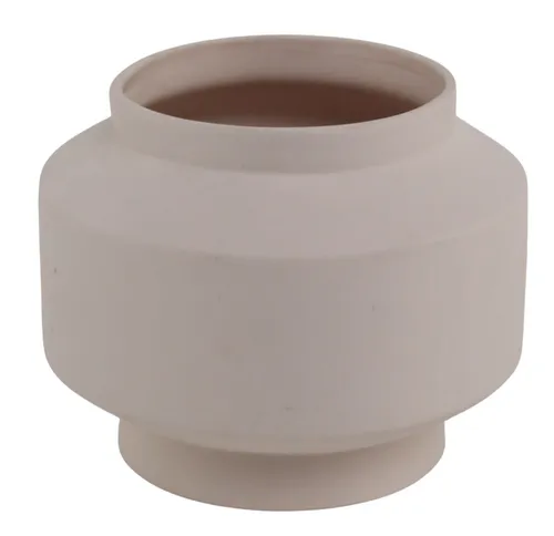 Pale Matte Pink Ceramic Vase