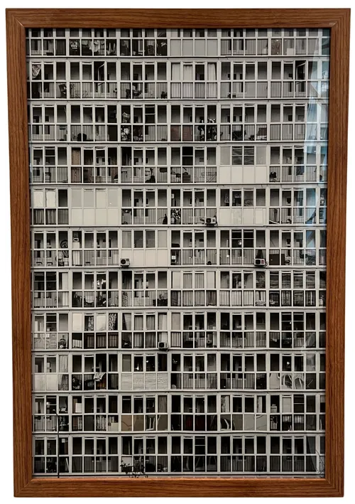 Windows In Wood Frame