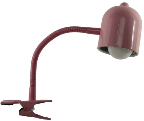 Bubble Gum Pink Clip On Desk Lamp