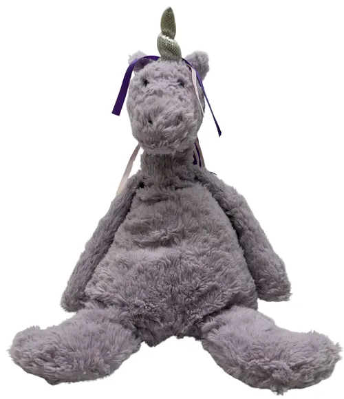 Lilac Purple Stuffed Unicorn Plush