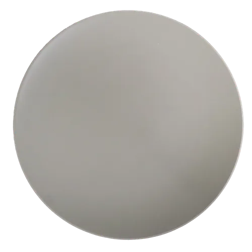 Matte Sandstone With White Rim Circular Serving Platter