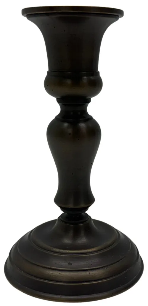 Oil Rubbed Bronze Metal Taper Candle Holder
