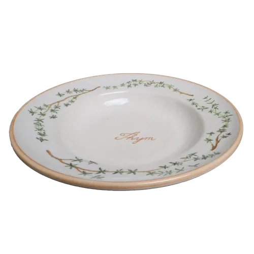 Thyme Motif Serving Bowl