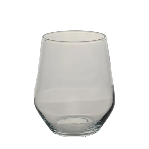 Clear Glass Goblet Low Ball Drinking Glass