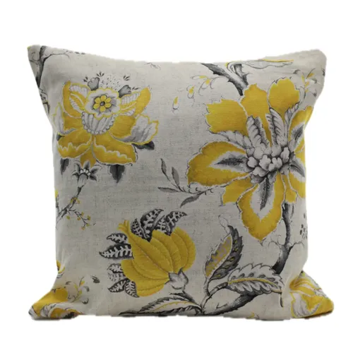 Urobilin Yellow Iris Flowers With Solid White Back Throw Pillow