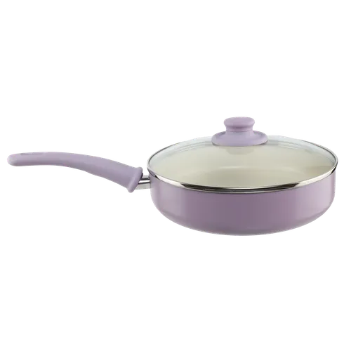 Pastel Purple Saute Pan With Lid