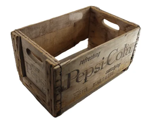 Pepsi Wood Crate