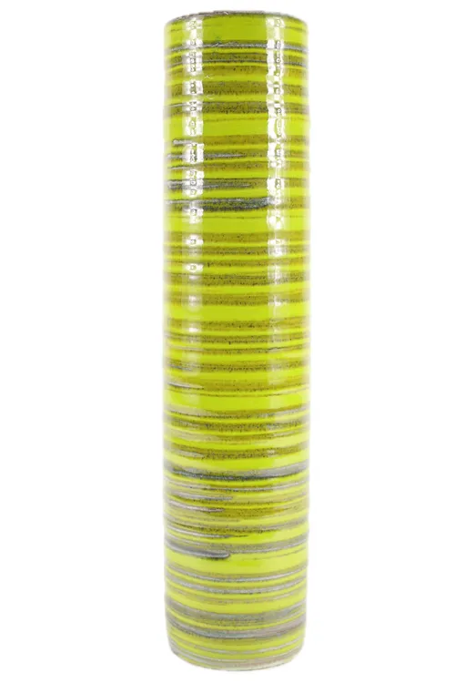 Retro Avocado Ceramic Vase - Large