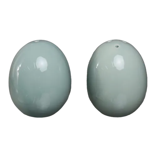Robin's Egg Blue Egg Salt & Pepper Shaker Set