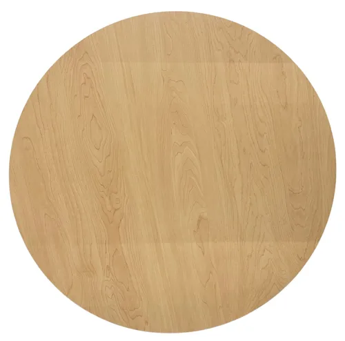 Light Wood Grain Round Table Top