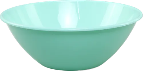 Solid Light Mint Green Plastic Serving Bowl