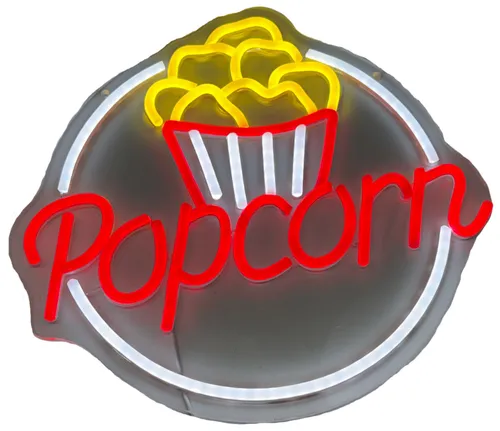 Popcorn LED Neon Sign