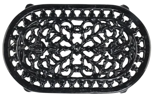 Black Ornate Trivet