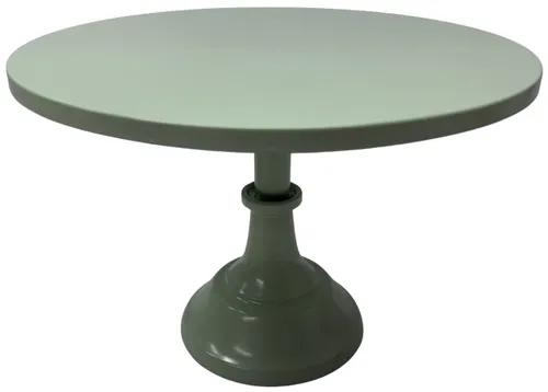Light Mint Green Metal Dessert Stand - Large
