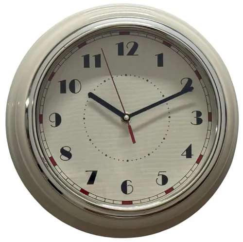 Beige Wall Clock