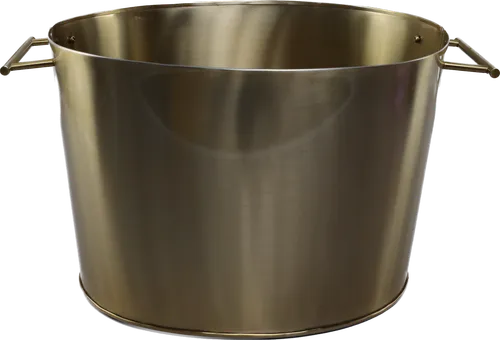 Bushed Gold Large Beverage Bucket