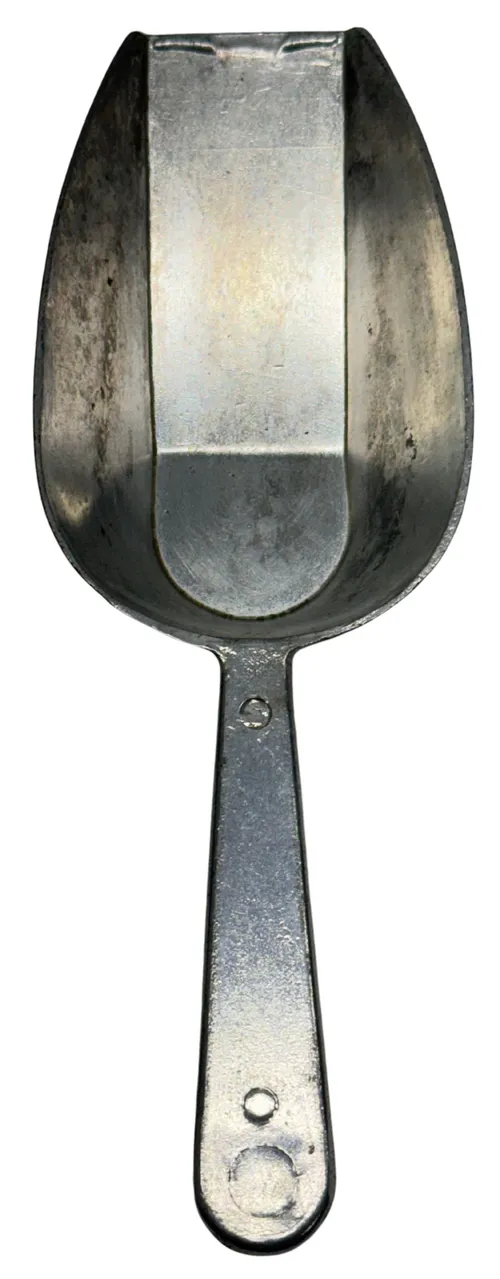 Galvanized Metal 7oz Scoop 