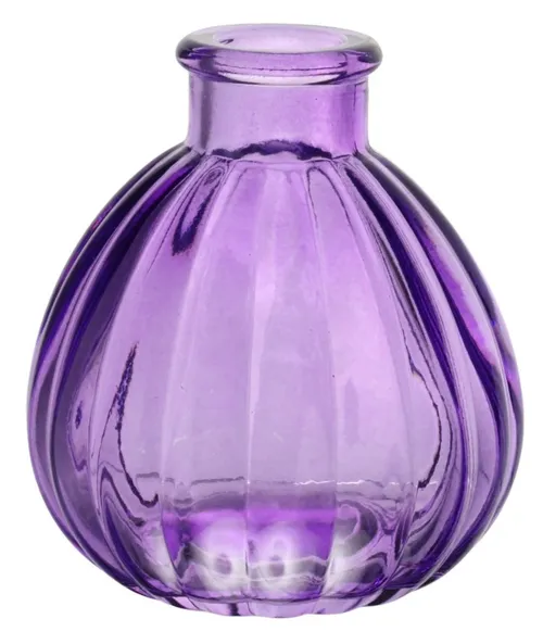 Purple Clear Glass Vase Collection - CC