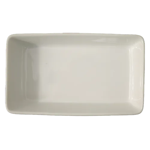 White Ceramic Rectangular Dish
