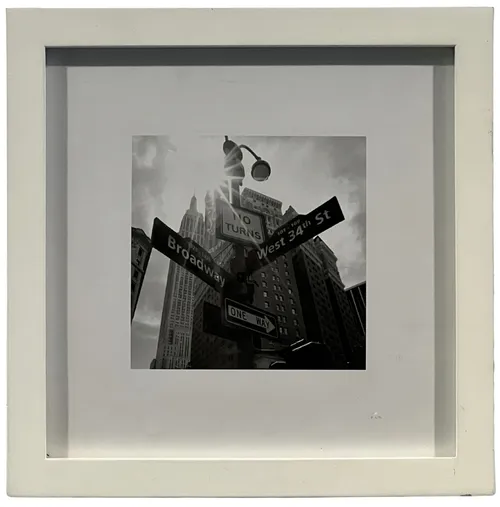 34th In White Frame