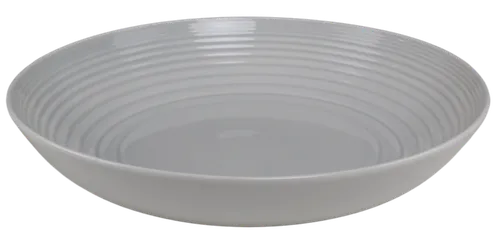 Light Grey Ceramic Serving Bowl