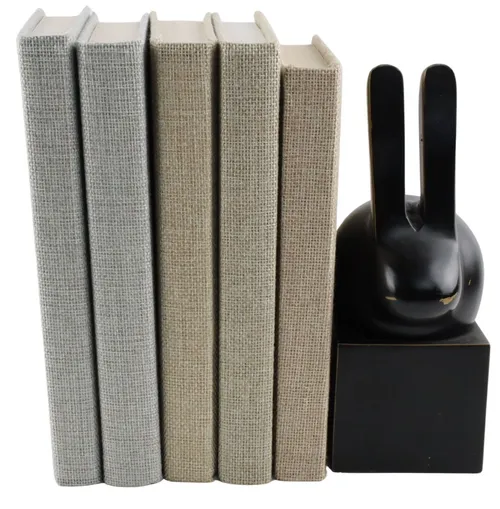 Bronze Metal Rabbit Bookend