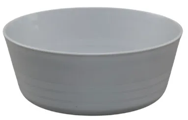 Light Grey Plastic Cereal Bowl