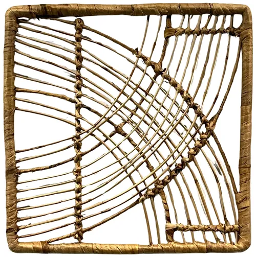 Woven Rattan Wall Panel
