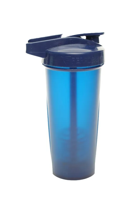 Space Cadet Blue Plastic Water Bottle