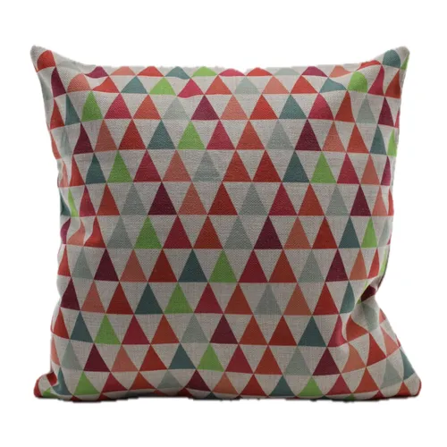 Crowded Campground Multicolour Throw Pillow