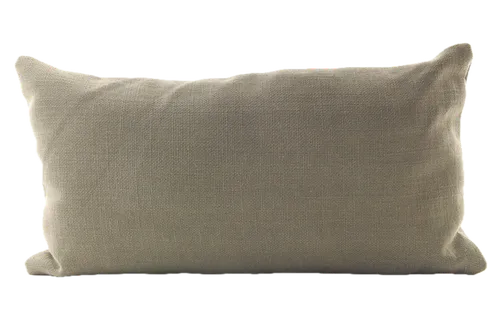 Dove Grey Solid Throw Pillow