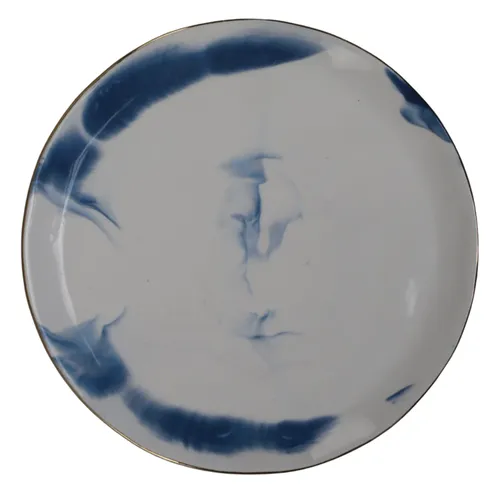 White & Blue Ocean Side Plate