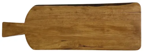 Raised Primitive Wood Rectangular Cutting Board 