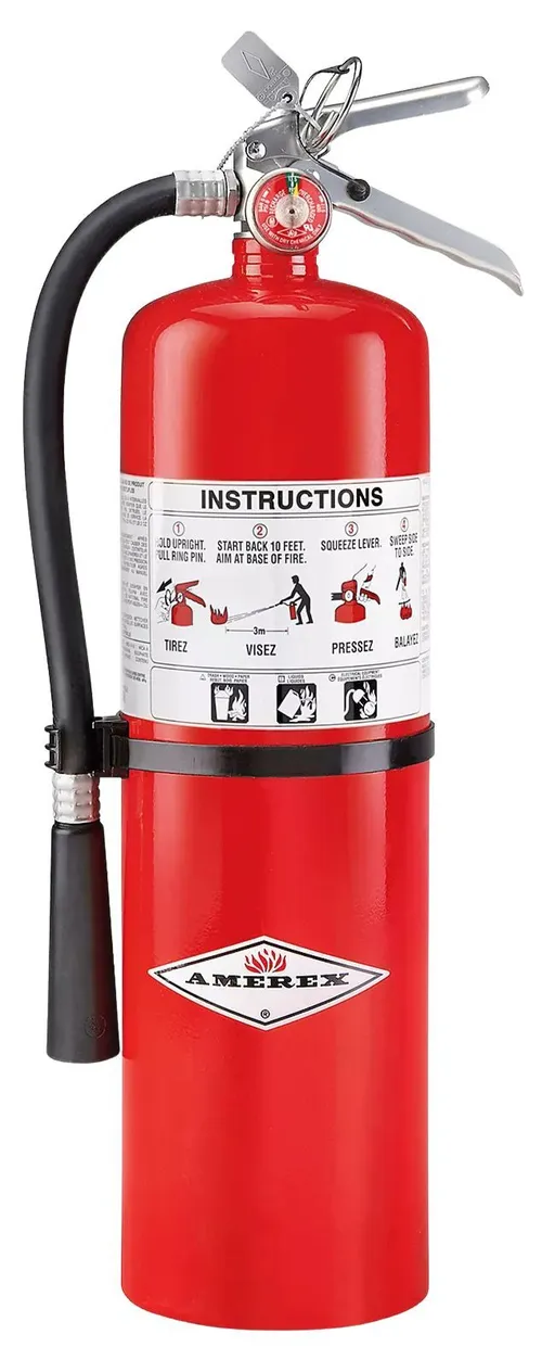 Red 10lb Fire Extinguisher
