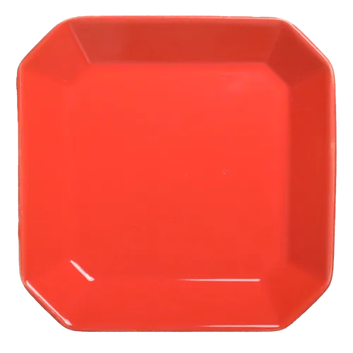 Hexagonal Bold Orange Side Plate
