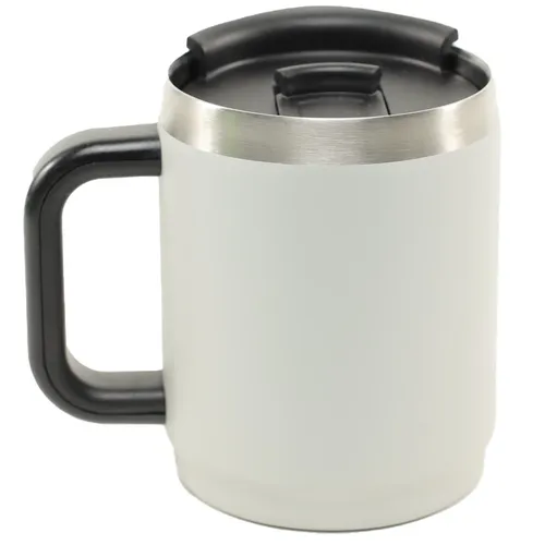 White Metal Travel Mug