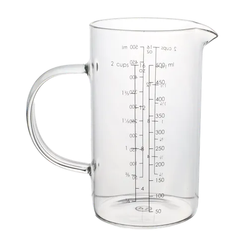 Clear Glass Slender 2 Cup Measuring Cup