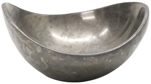 Raw Nickel Finish Bowl