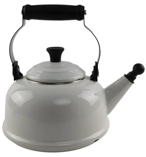 White Enamelled Classic Kettle